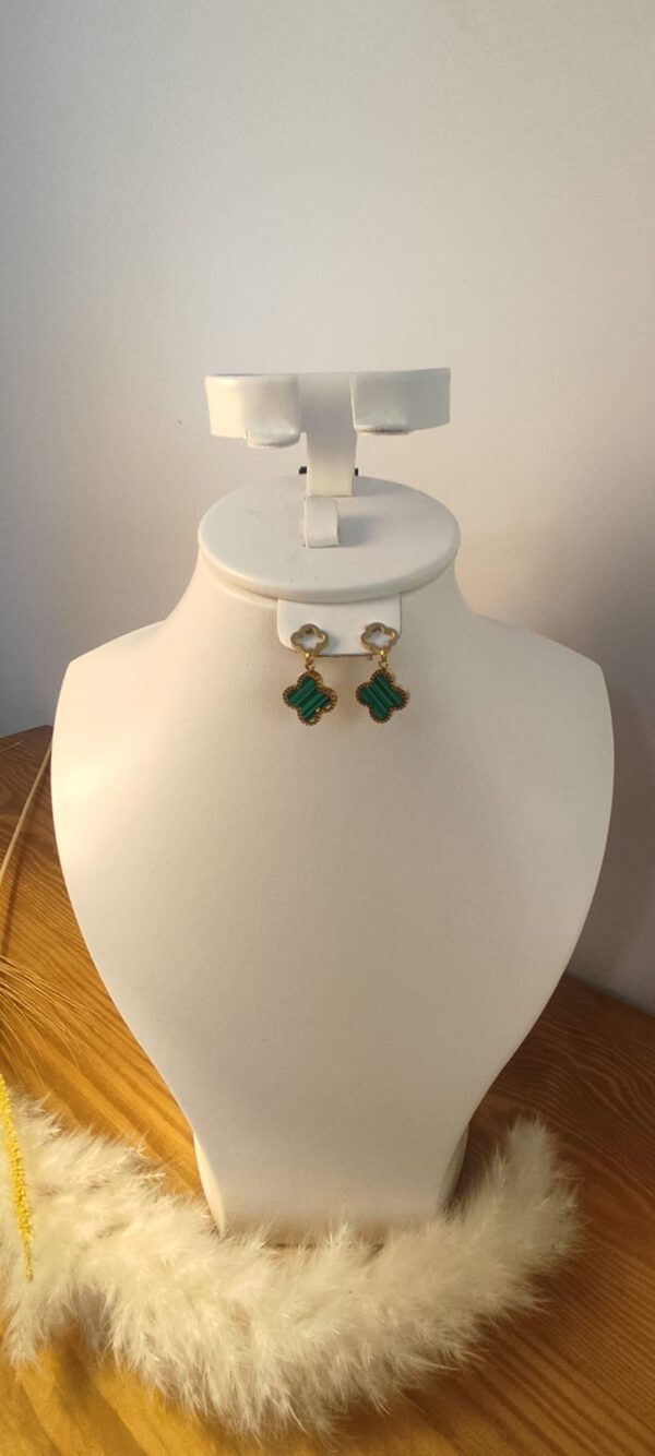 boucle d'oreilles VC vert