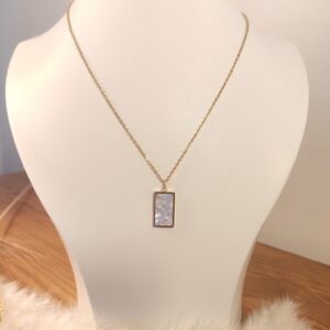 collier nacré ( rectangle)